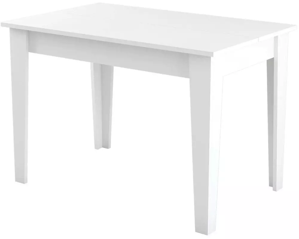 Woody Fashion Tisch Kiew Weiss, 110 x 75 x 72 cm