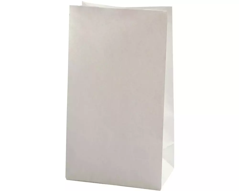 Creativ Company Papiertüte Weiss, 100 Stück