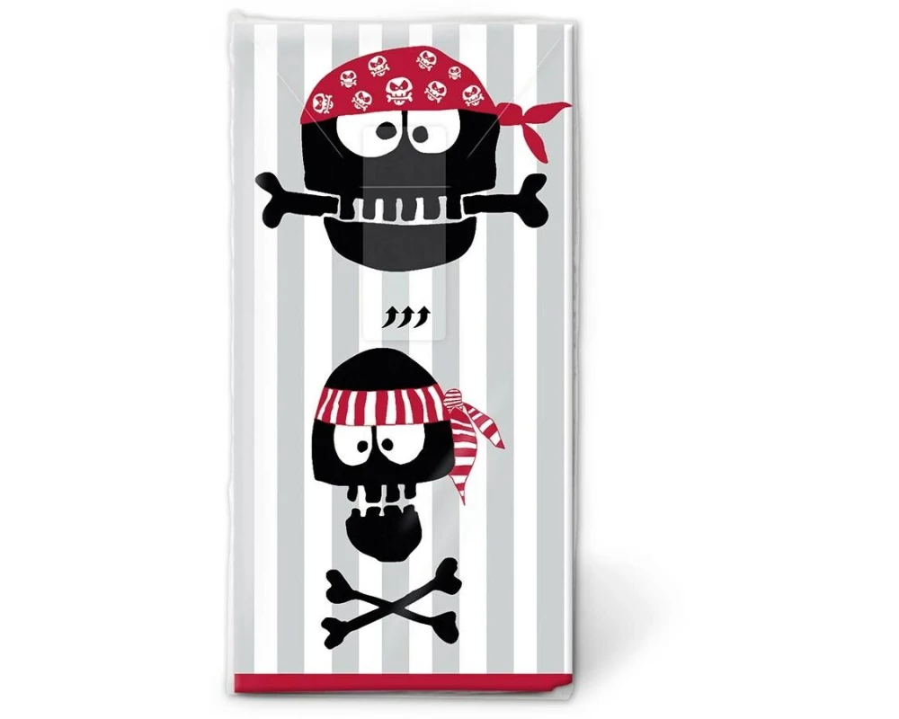 Paper + Design Taschentücher Pirates Ahoi 4-lagig, 10 Stück
