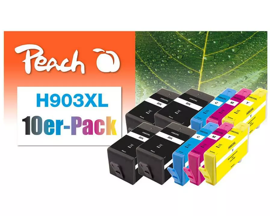 Peach Tinte HP No 903XL 4x BK, 2x C, M, Y