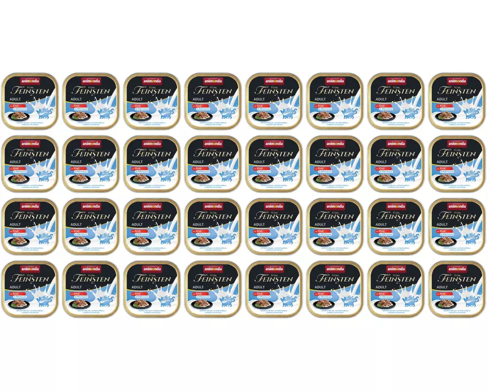 animonda Nassfutter Vom Feinsten Milkies Rind & Milch, 32 x 100 g