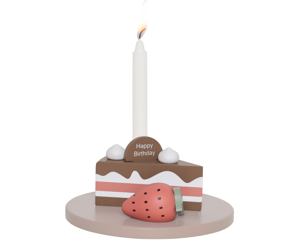 JABADABADO Geburtstagsdekoration 15x15cm T298 Kuchenstück