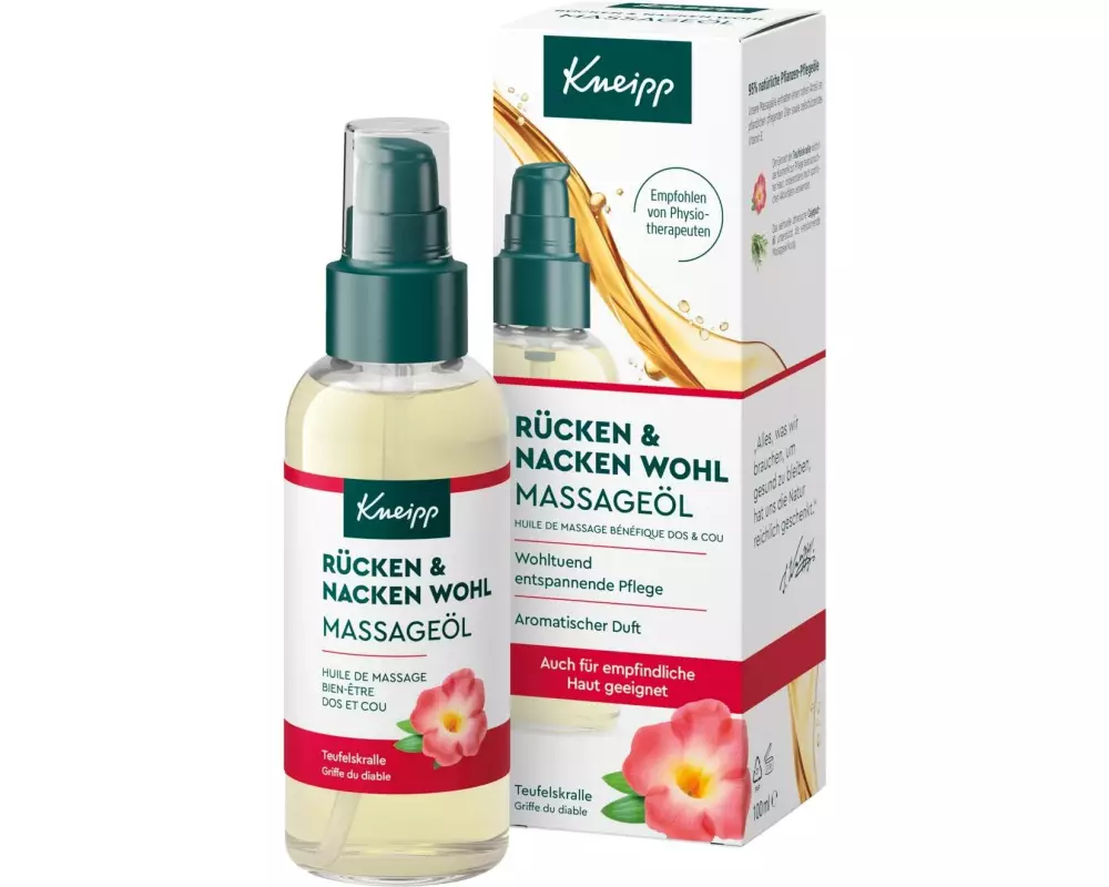 Kneipp Massageöl Rücken und Nacken Wohl 100 ml