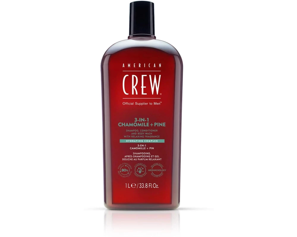 american crew 3 in 1 Kamille + Kiefer 1000 ml