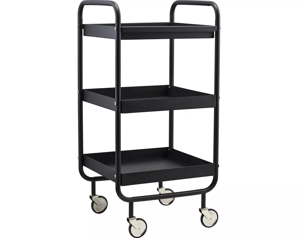 House Doctor Bartrolley Roll, 42 x 38 x 85 cm, Schwarz