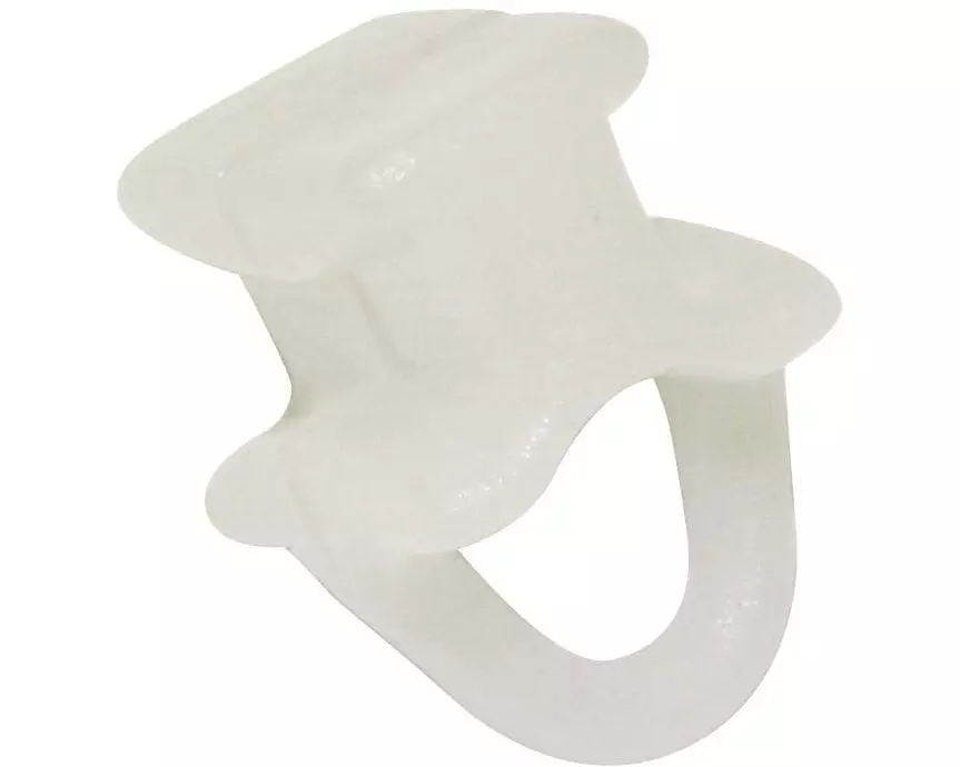 Gardinia Ösengleiter Mini, mit Querbügel 50 Stück, Weiss