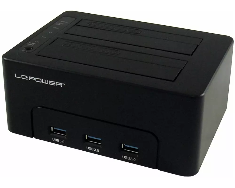 LC-Power Docking- und Klonstation LC-DOCK-U3-HUB