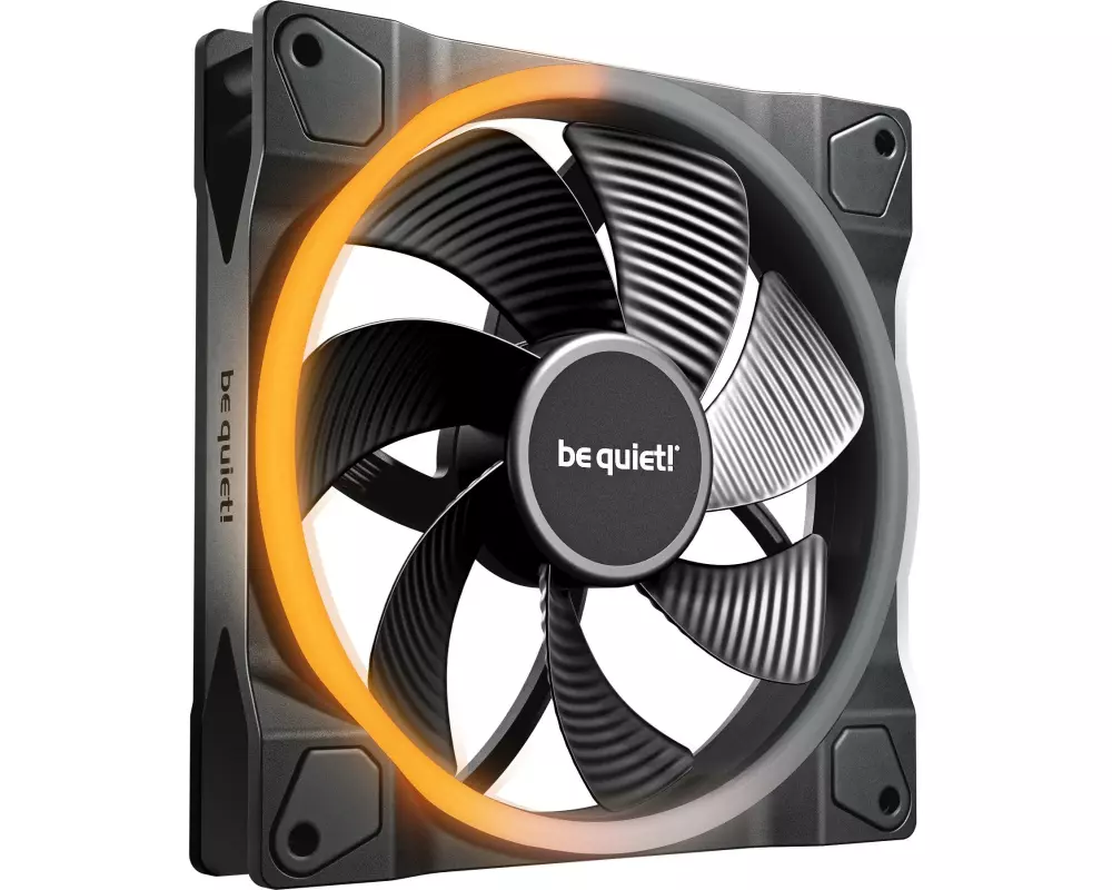 be quiet! PC-Lüfter Light Wings 140 mm PWM Reverse Black