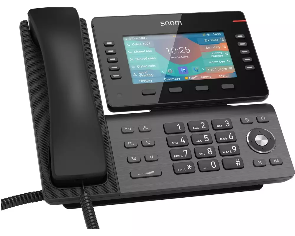 snom Tischtelefon D865 Schwarz