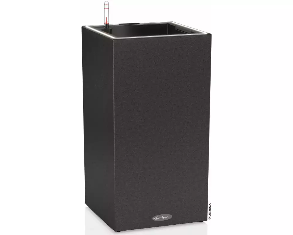 Lechuza Blumentopf Canto Stone 30 High LED, Graphit