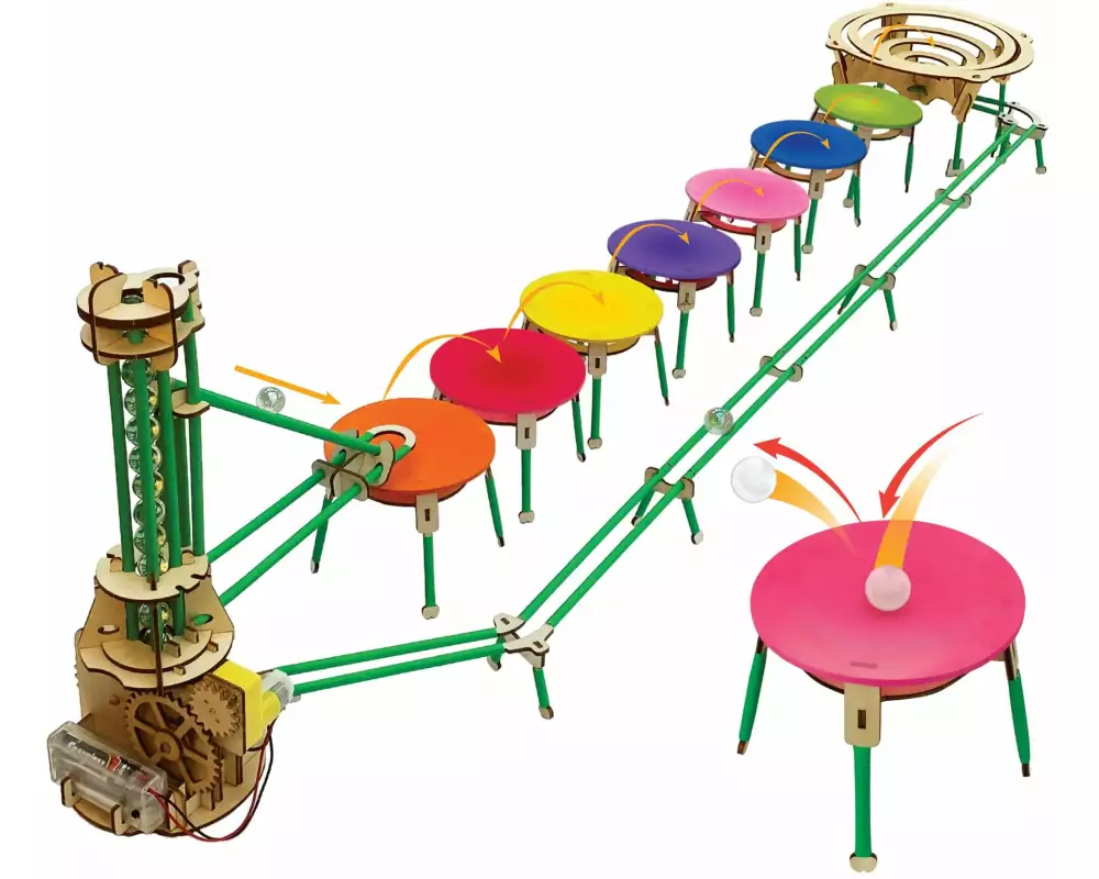 Engenius Bausatz Kugelbahn Bounce