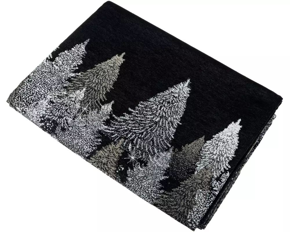 Pichler Tischdecke Bonnet 150 cm x 250 cm, Schwarz