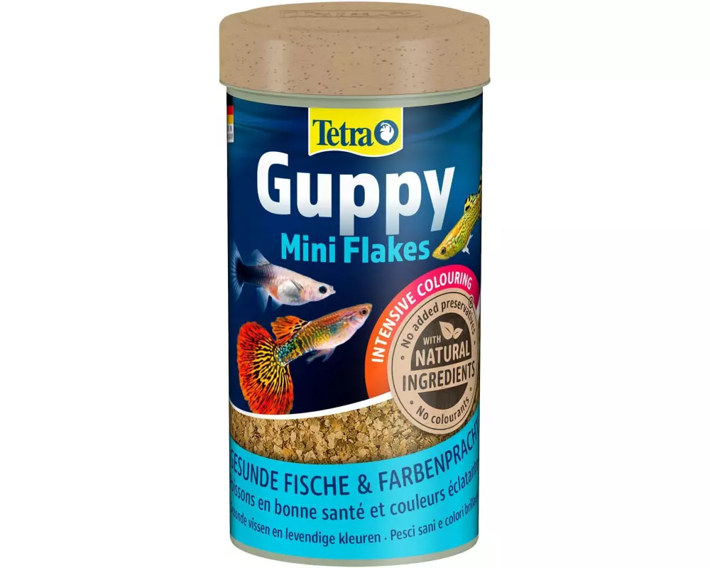 Tetra Hauptfutter Guppy Miniflocken 250 ml