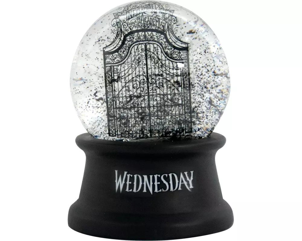 Thumbs Up! Wednesday Schneekugel Schwarz