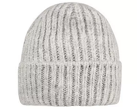 Sterntaler Strickmütze soft touch Silber meliert Gr. 49