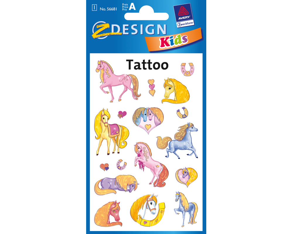 Z-DESIGN Sticker Tattoo 56681 Pferde
