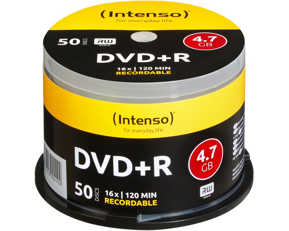 INTENSO DVD+R Cake Box 4.7GB 4111155 16X 50 PCS