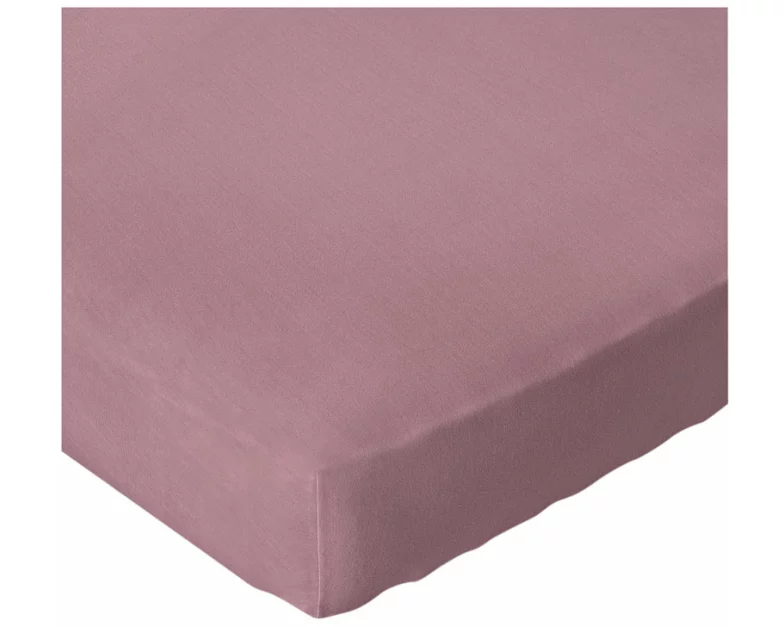 Divina Textil SuperStretch-Fixleintuch 180-200x190-220x17-25 cm malva