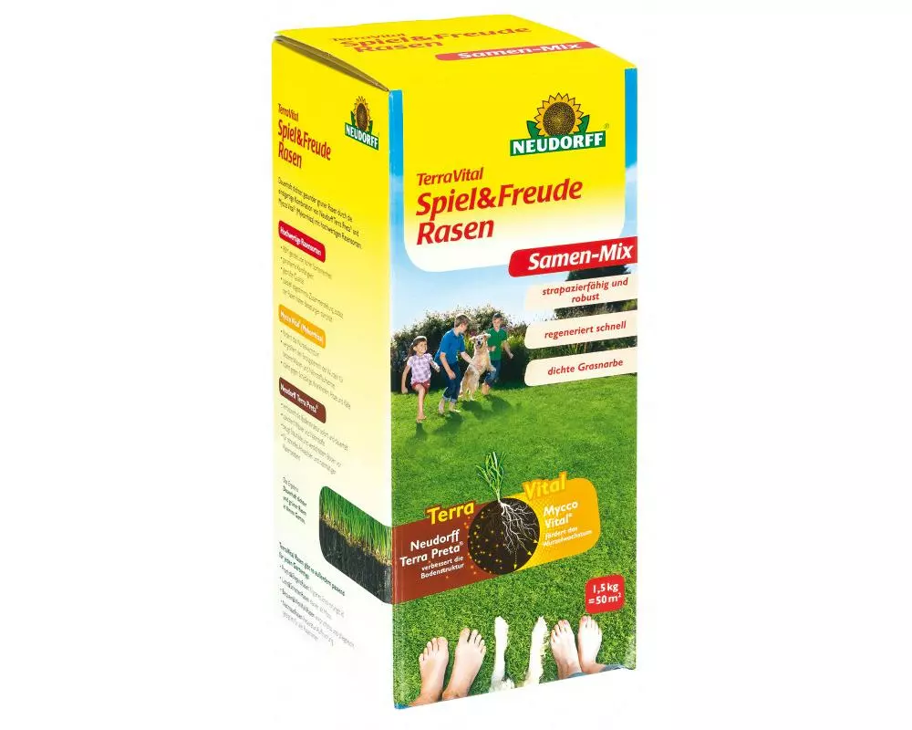 Neudorff Rasensamen TerraVital Spiel & Freude, 1.5 kg