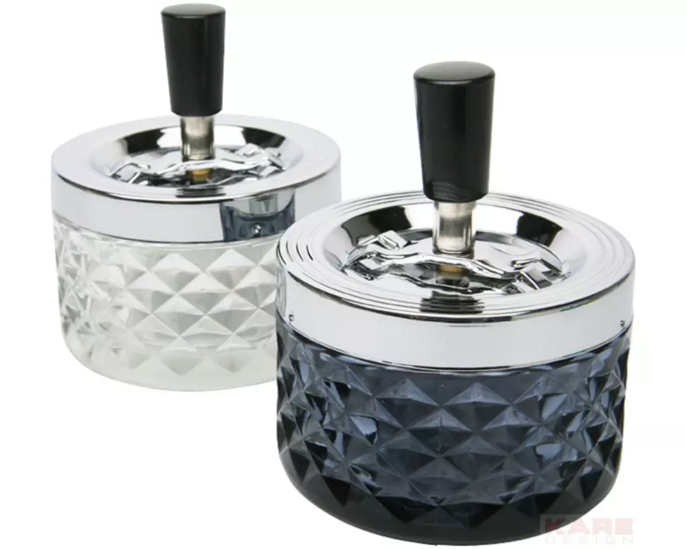 Kare Aschenbecher Cristallo 1 Stück assortierte Farb-Auslieferung