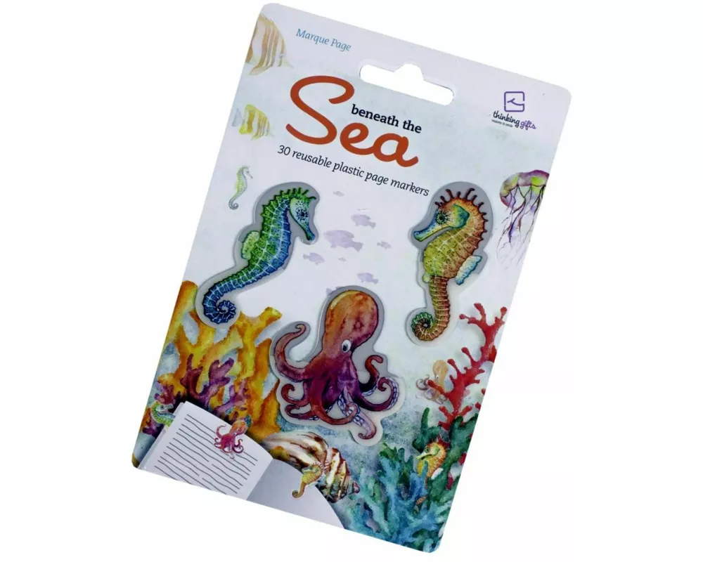 Stikki Marks 30 Mini-Lesezeichen (Under the Ocean) - selbsthaftend - wiederablösbar