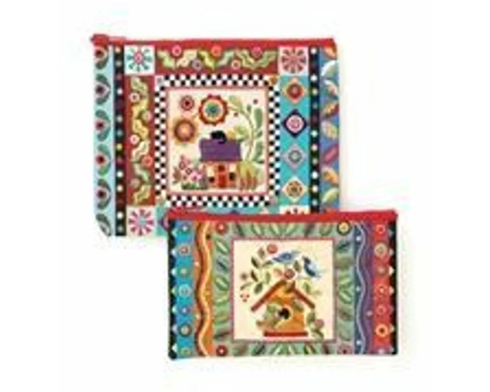 Colorful Creatures Eco Pouch Set