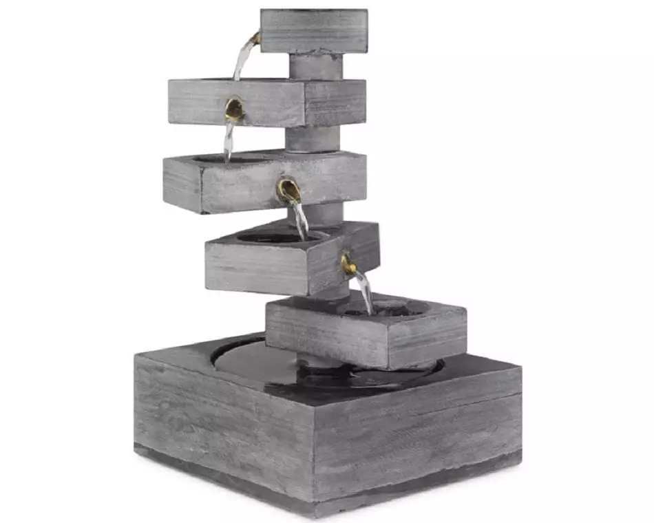 CLIMAQUA Zimmerbrunnen Modum S aus Naturschiefer, 29 cm