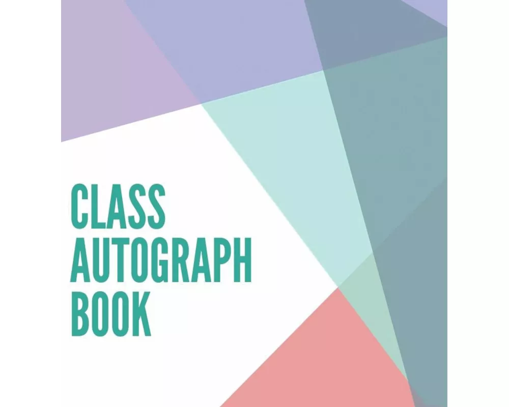 Class Autograph book hardcover