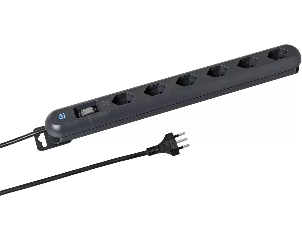 STEFFEN Steckdosenleiste STEBA LINEA PLUS 6 T13