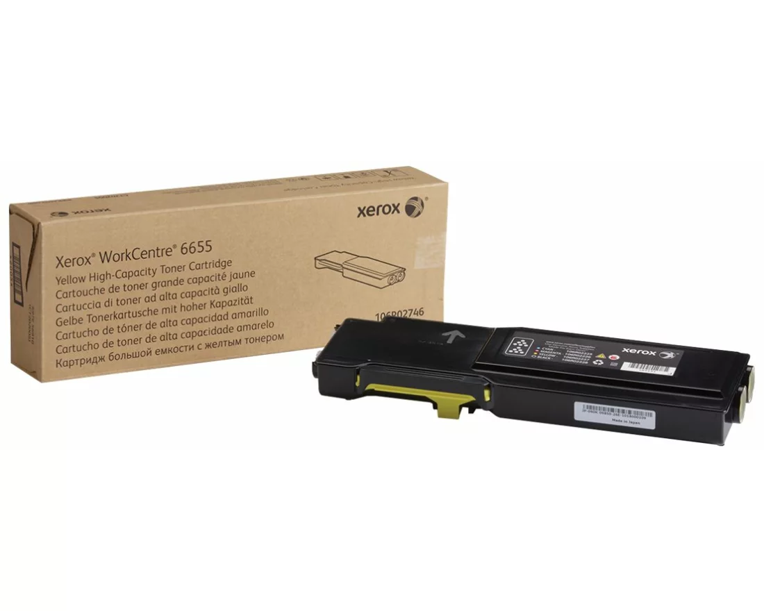 XEROX XFX Toner yellow high Capacity 7.500 pages for WorkCentre 6655 6655i