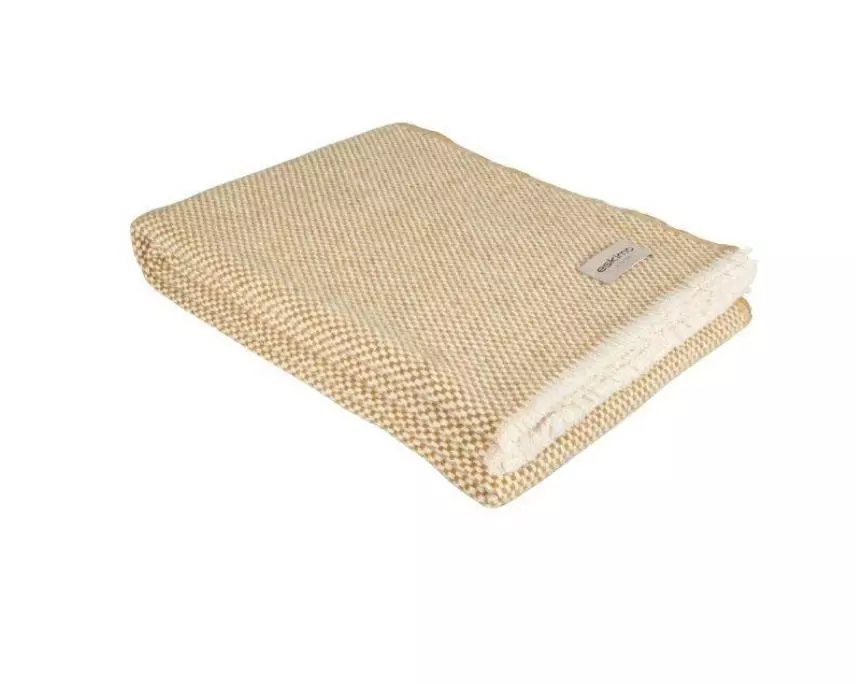 Eskimo Decke Torino 130 x 180 cm, Ocker