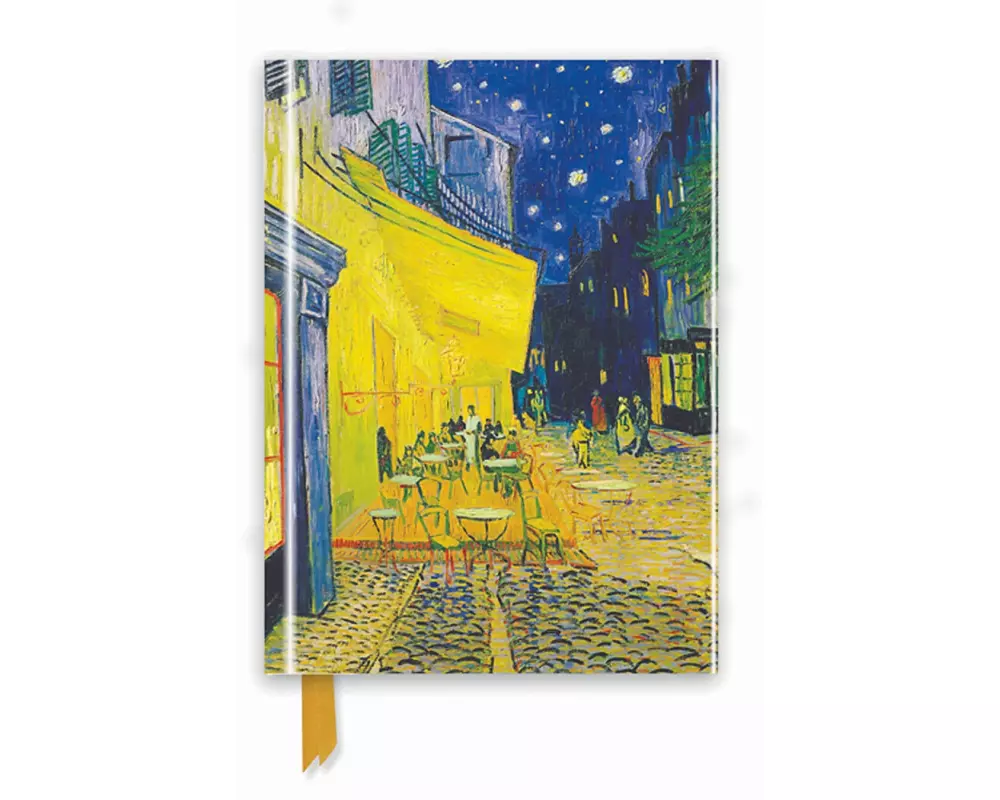Vincent van Gogh: Café Terrace (Foiled Journal)