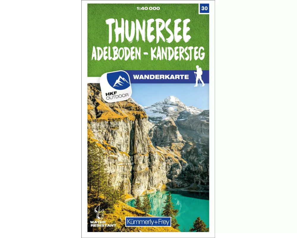 Kümmerly+Frey Wanderkarte 30 Thunersee 1:40.000