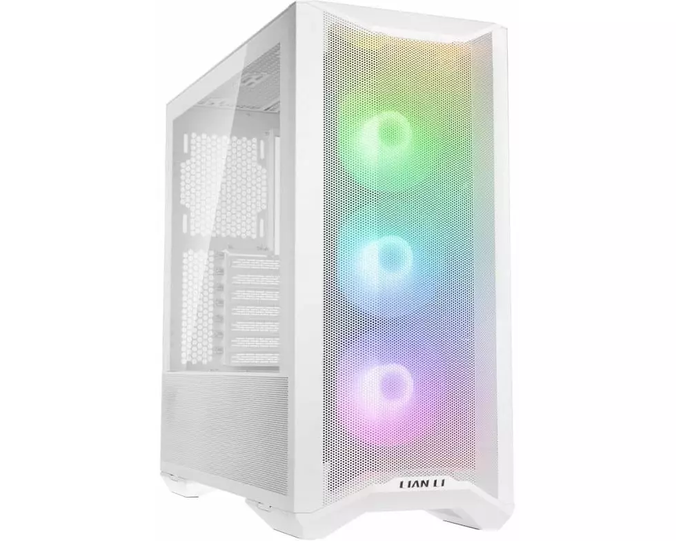 Lian Li PC-Gehäuse LANCOOL II Mesh C RGB Snow Edition Weiss