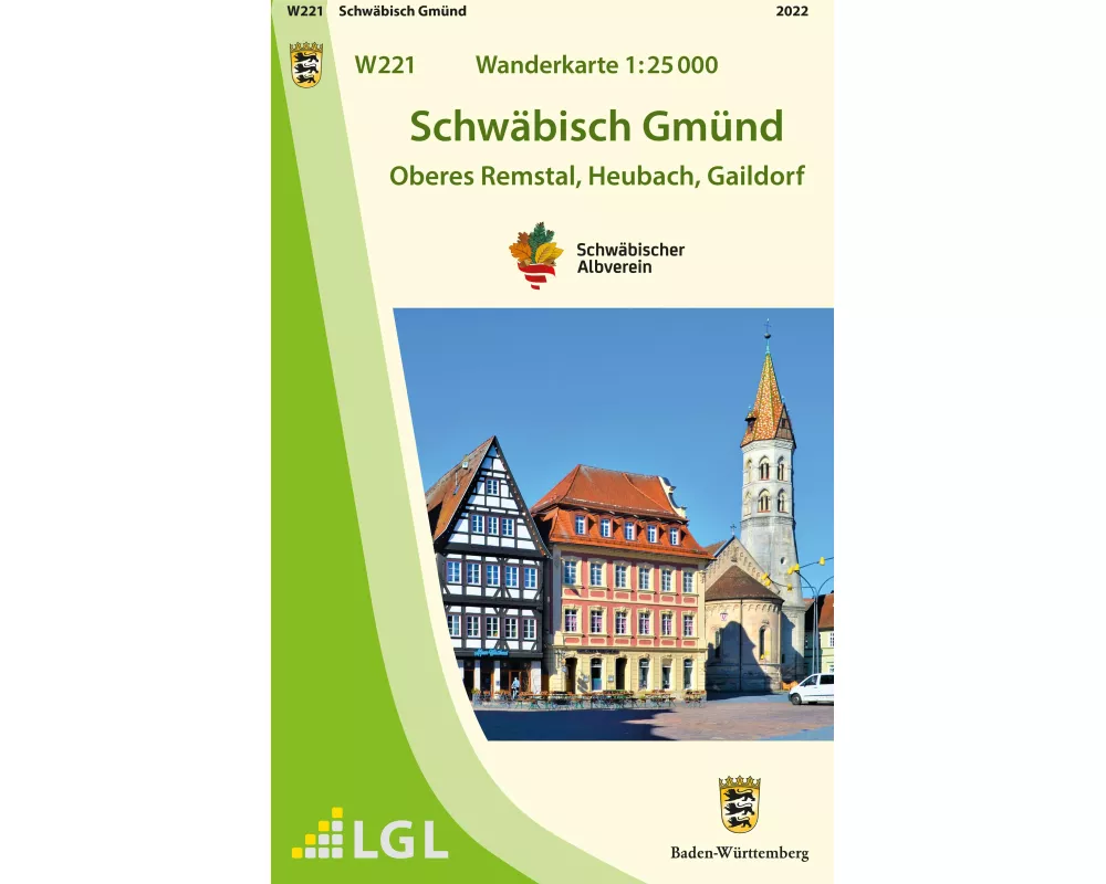 W221 Wanderkarte 1:25 000 Schwbisch Gmnd