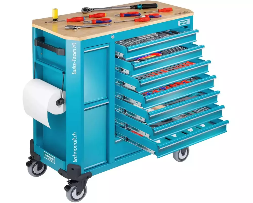 Technocraft Werkstattwagen Swiss Team XL Mechanic Pro 776-teilig
