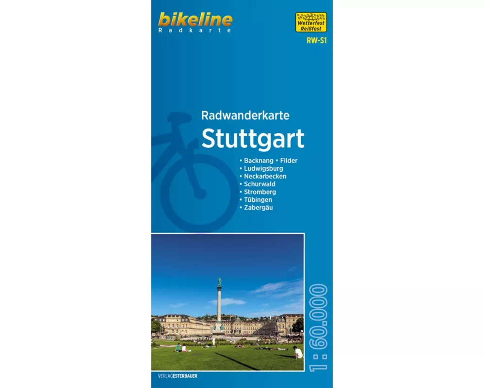 Radwanderkarte Stuttgart RW-S1