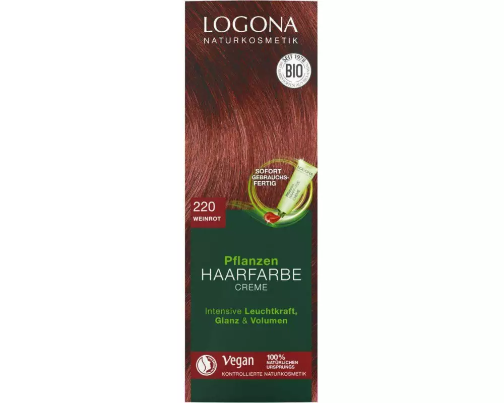Logona Haarcoloration PHF 220 Weinrot 150 ml