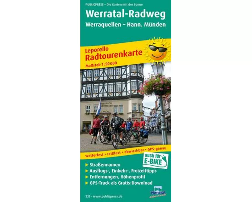 Werratal-Radweg, Werraquellen - Hann. Münden