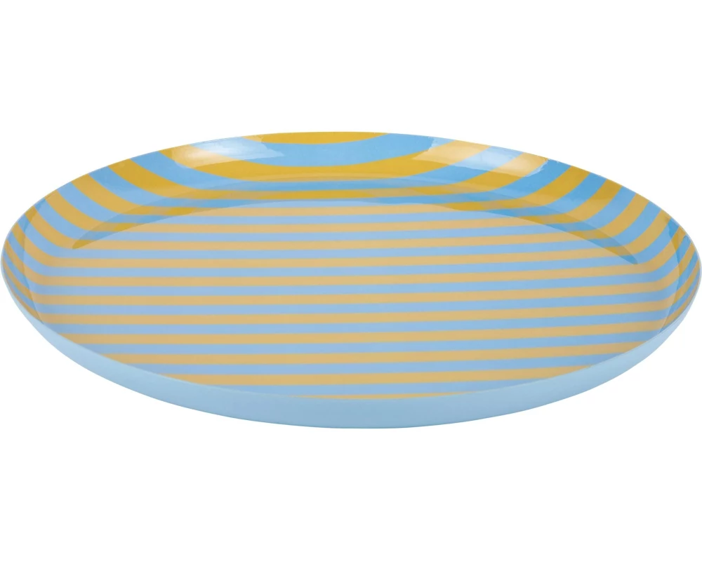 present time Speiseteller Animado Large, Citrine yellow / Soft blue