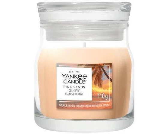 Yankee Candle Signature Duftkerze Pink Sands Glow Signature Small Jar