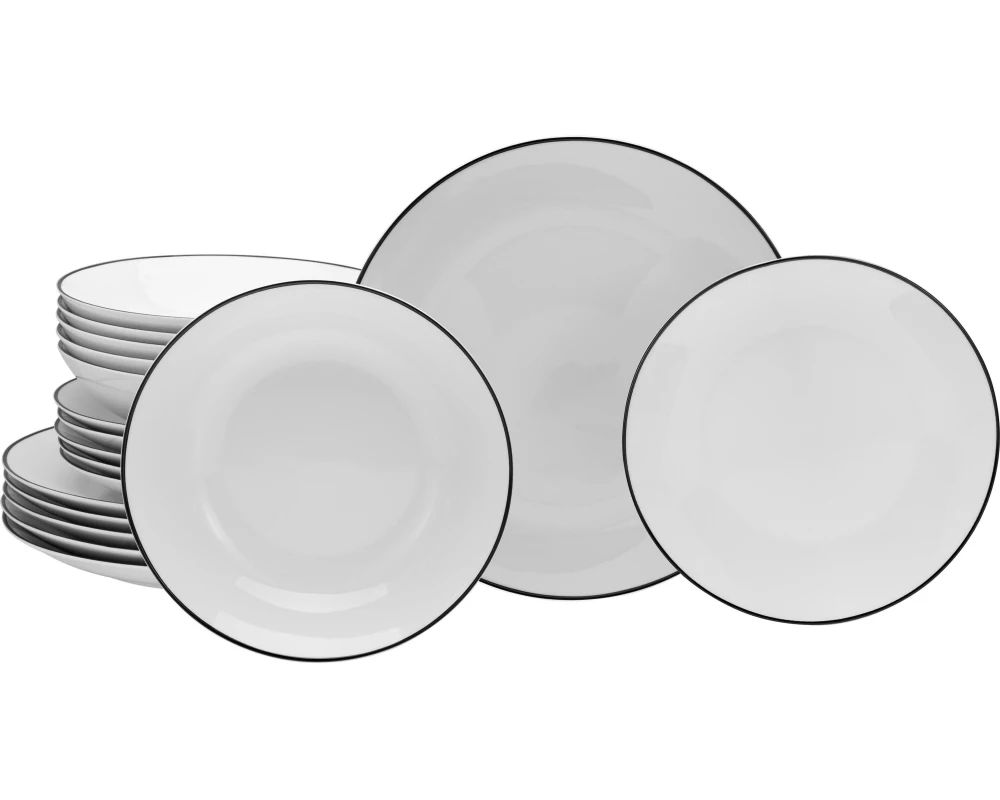 creaTable Teller-Set Schwarz