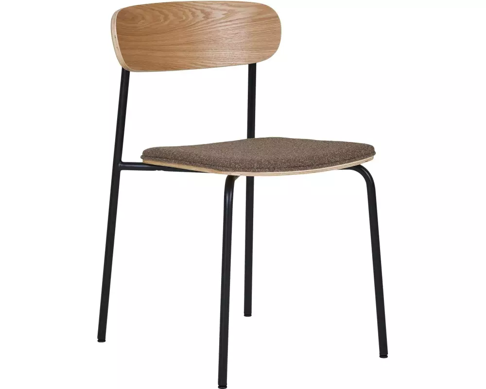 House Nordic Stuhl Estepona 2 Stück, 77 x 51 cm, Braun