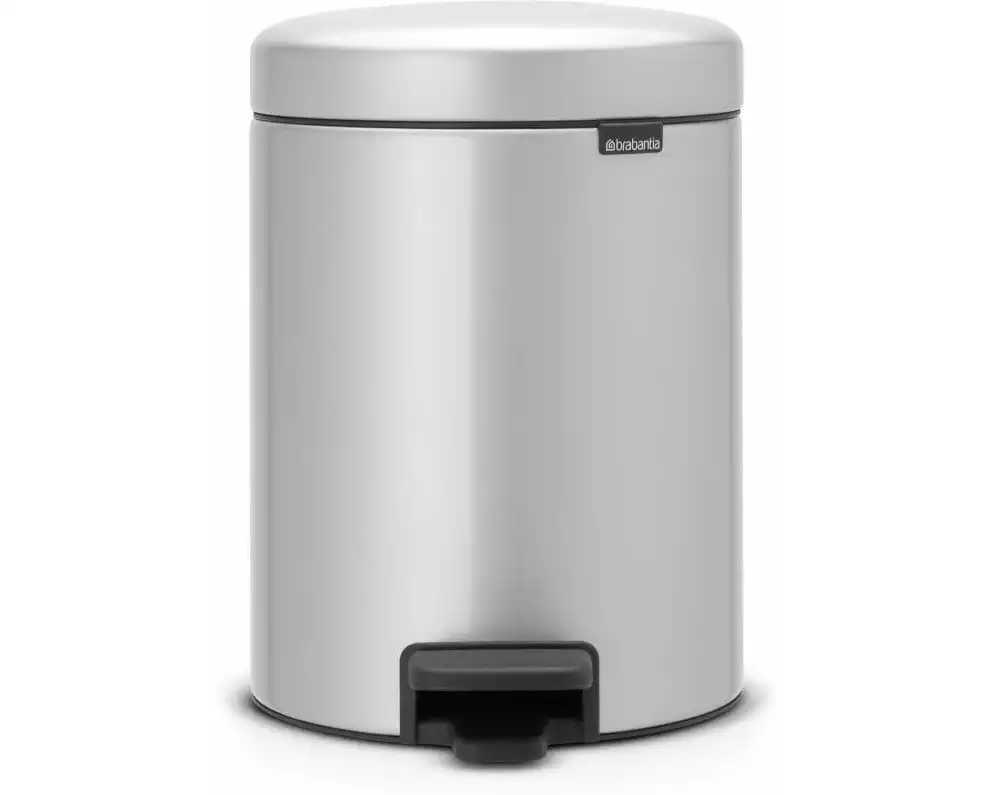 Brabantia Kosmetikeimer NewIcon 5 l, Metallic grey