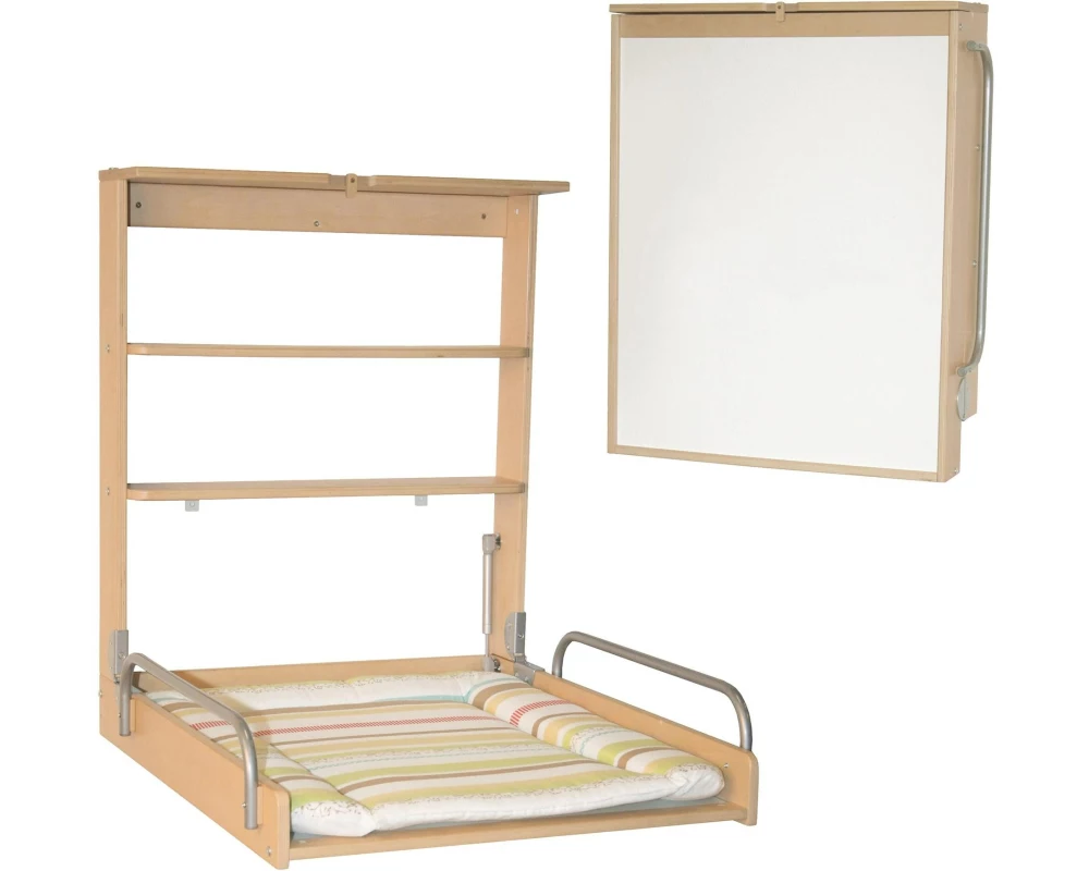 roba Dschungelbaby Wandwickelregal mit 2 Böden Nature