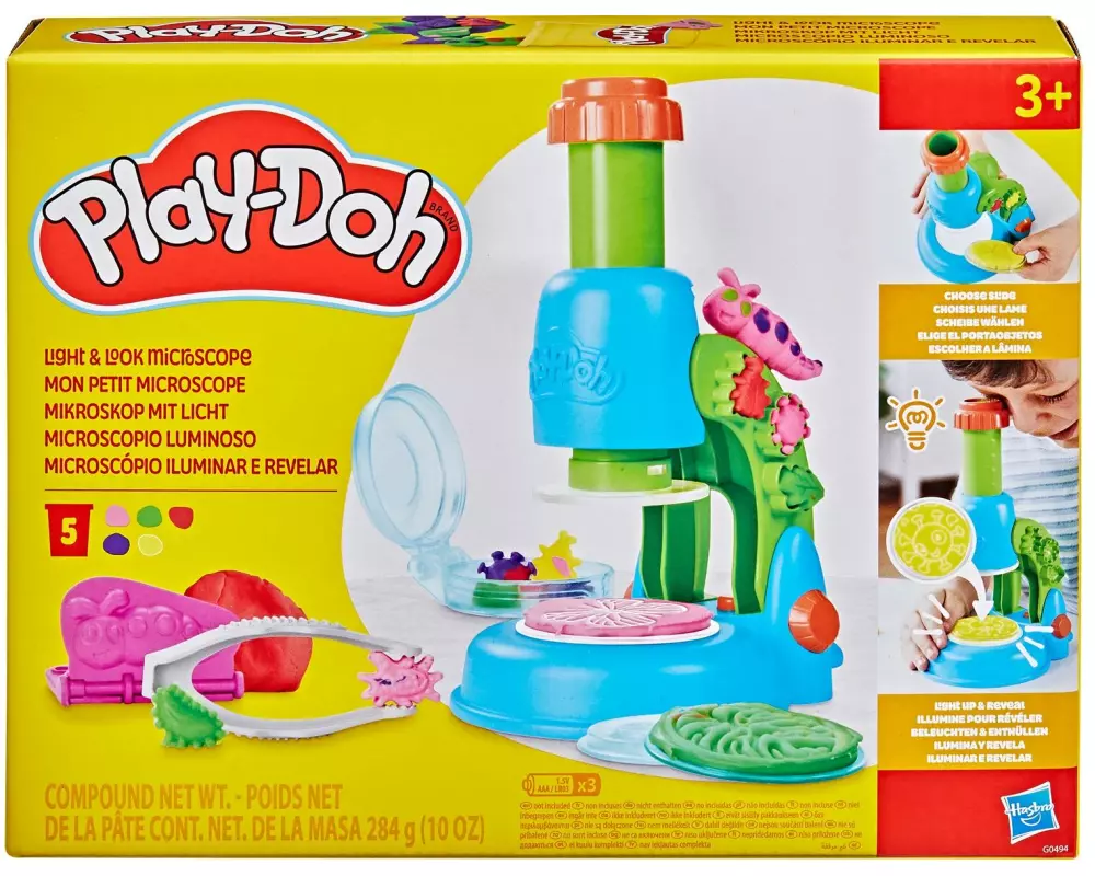 Play-Doh Knetspielzeug Mikroskop mit Licht