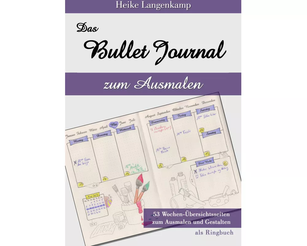 Das Bullet Journal zum Ausmalen
