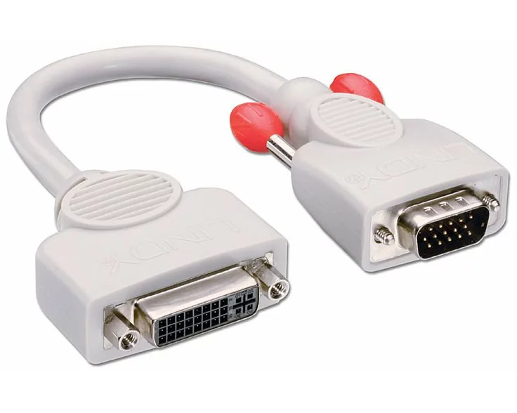 LINDY Video Adapter, HD15, VGA-DVI M-F, 20cm