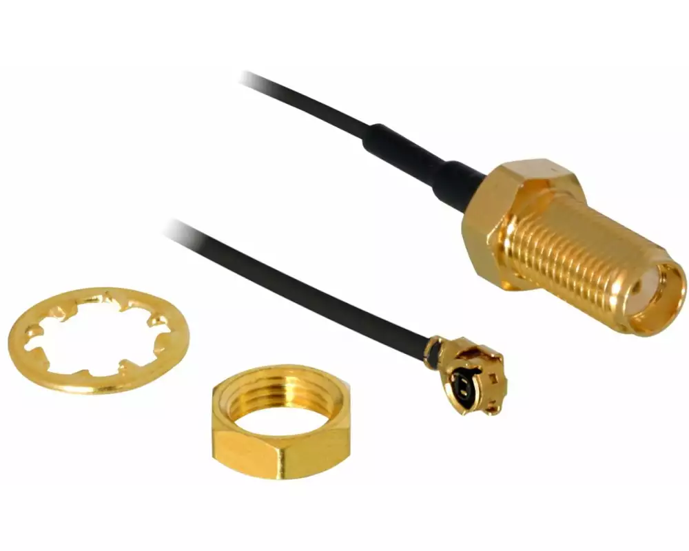 Delock Antennenkabel MHF-1/U.FL - SMA, 20cm Zum Einbau
