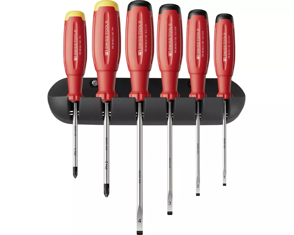 PB Swiss Tools SwissGrip Evo Schraubenzieher-Set PB 38244.H